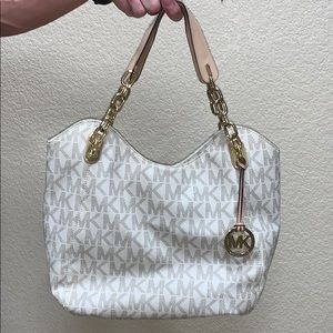 Michel kors white purse